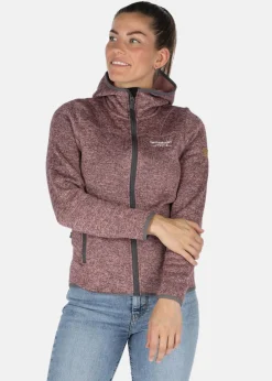 Clearance Swedemount Reykjavik Fleece Hood Jacket 2.0 W Dusty Rose Melange
