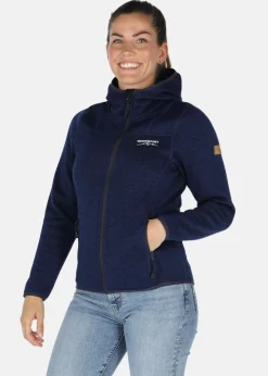 Clearance Swedemount Reykjavik Fleece Hood Jacket 2.0 W Navy Melange