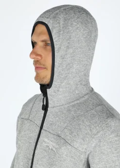 Discount Swedemount Reykjavik Fleece Hood Jacket 2.0 Grey Melange