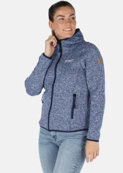 New Swedemount Reykjavik Fleece Hood Jacket 2.0 W Lt. Blue Melange