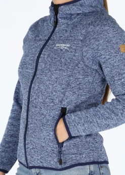 New Swedemount Reykjavik Fleece Hood Jacket 2.0 W Lt. Blue Melange