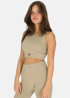 Ellen New York Rib Seamless Bra Cappuccino