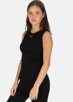 Sale Ellen New York Rib Seamless Singlet Black