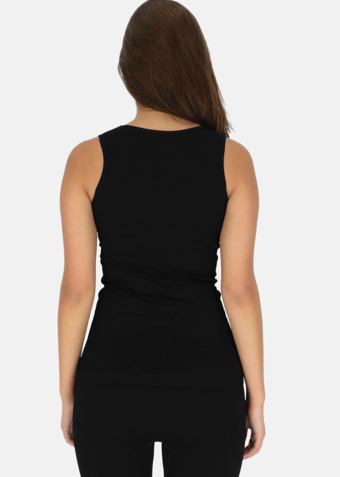 Sale Ellen New York Rib Seamless Singlet Black