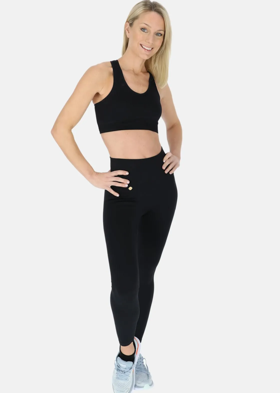 Hot Swedemount Ribbed Seamless Bra W Black