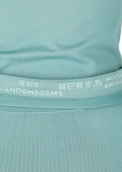 Clearance Swedemount Ribbed Seamless Bra W Seaweed Green