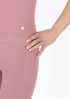 Discount Swedemount Ribbed Seamless Tank Top W Dusty Rose