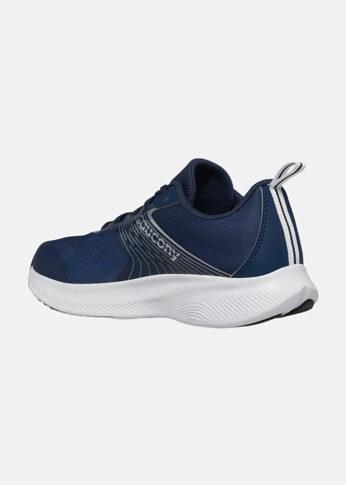 Discount Saucony RIDE KDZ NAVY/SILVER