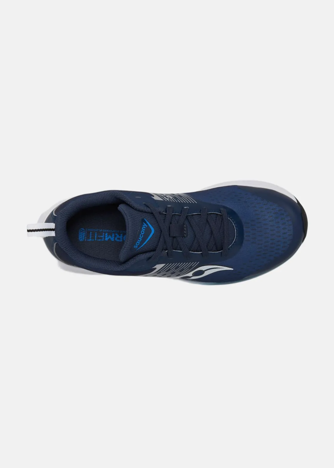 Discount Saucony RIDE KDZ NAVY/SILVER