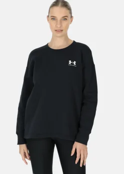 Discount Under Armour Rival Fleece Oversize Crew Black
