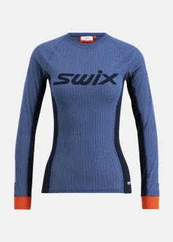 Outlet Swix Roadline RaceX Long Sleeve W Lake Blue/Dark Navy