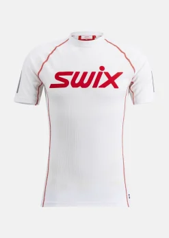Sale Swix Roadline RaceX Short Sleeve M Bright white