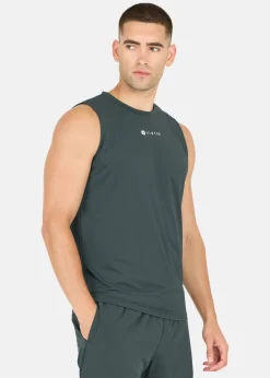 Clearance Virtus Roger M Hyperstretch Sleveless Dusty Forest