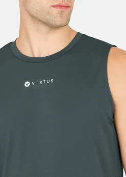 Clearance Virtus Roger M Hyperstretch Sleveless Dusty Forest