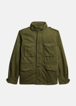 Outlet Superdry ROOKIE FIELD JACKET Army Khaki Green