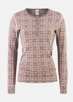 Clearance Kari Traa ROSE LS DUSTY DARK PINK