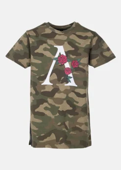 Online Slade Rose Tee JR Camouflage