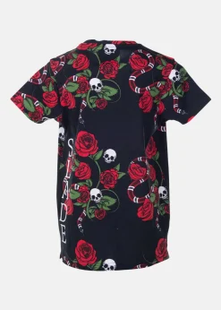 Sale Slade Rose Tee JR Black AoP
