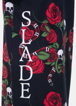 Sale Slade Rose Tee JR Black AoP