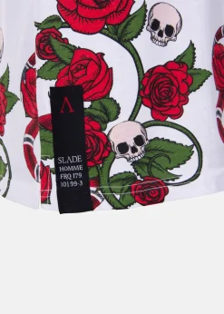 Clearance Slade Rose Tee JR White AoP