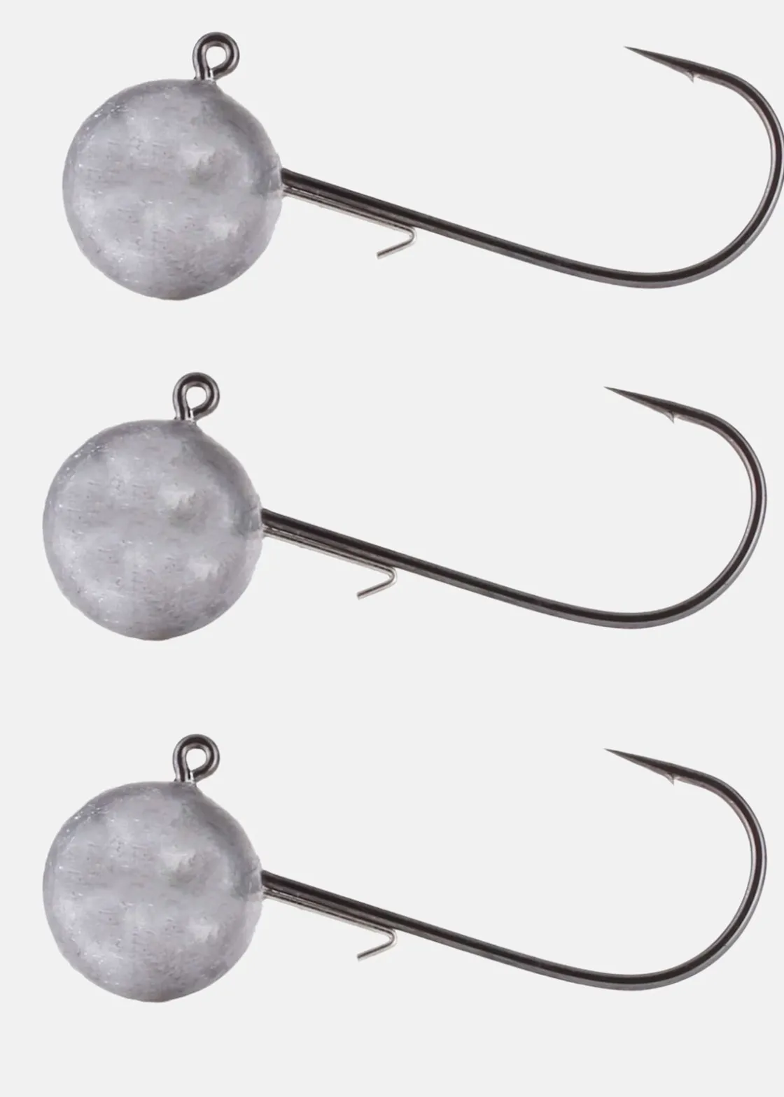 Discount Wiggler Round Jig Head 3/0-18G Grå
