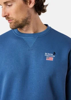 New RS Polo Crew Denim Blue