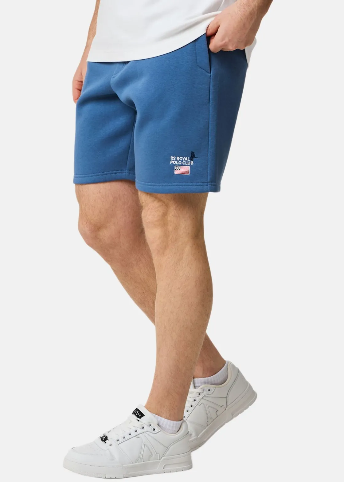 Best RS Polo Shorts Denim Blue