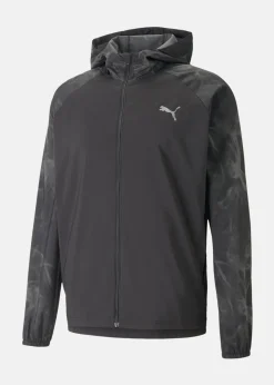 Online Puma RUN FAVORITE AOP WOVEN JACKET PUMA Black-AOP