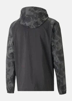 Online Puma RUN FAVORITE AOP WOVEN JACKET PUMA Black-AOP