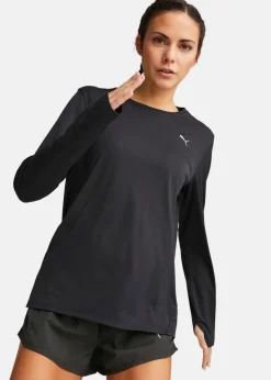 Clearance Puma RUN FAVORITE LS TEE W PUMA Black