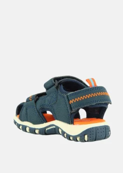 Clearance Leaf Runn NavyOrange