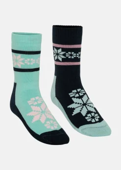 Best Kari Traa RUSA SOCK 2PK BRIGHT TURQUOISE