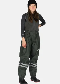 Swedemount Rusk Fleece Rain Set JR Olive/Dk Olive