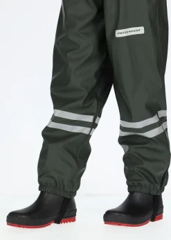 Swedemount Rusk Fleece Rain Set JR Olive/Dk Olive