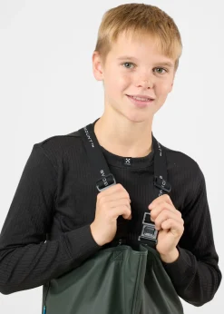 New Swedemount Rusk Rain Set JR Olive/Dk Olive