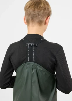 New Swedemount Rusk Rain Set JR Olive/Dk Olive