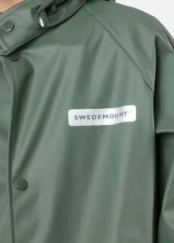 New Swedemount Rusk Rain Set JR Olive/Dk Olive