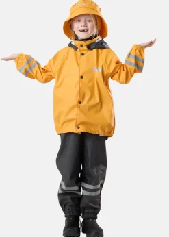 Discount Swedemount Rusk Rain Set JR Mustard Yellow/Charcoal