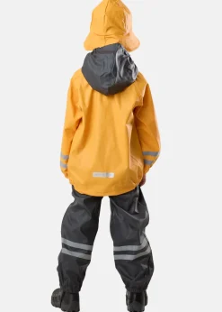 Discount Swedemount Rusk Rain Set JR Mustard Yellow/Charcoal