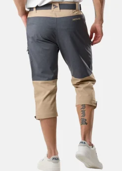 Clearance Nautic XPRNC Sail 3/4 Pants Beige/Charcoal Melange