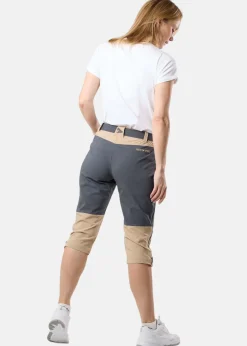 Clearance Nautic XPRNC Sail 3/4 Pants W Beige/Charcoal Melange