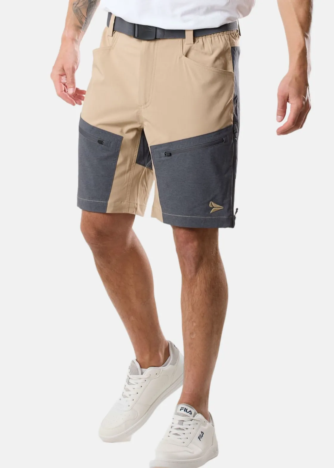 Nautic XPRNC Sail Shorts Beige/Charcoal Melange