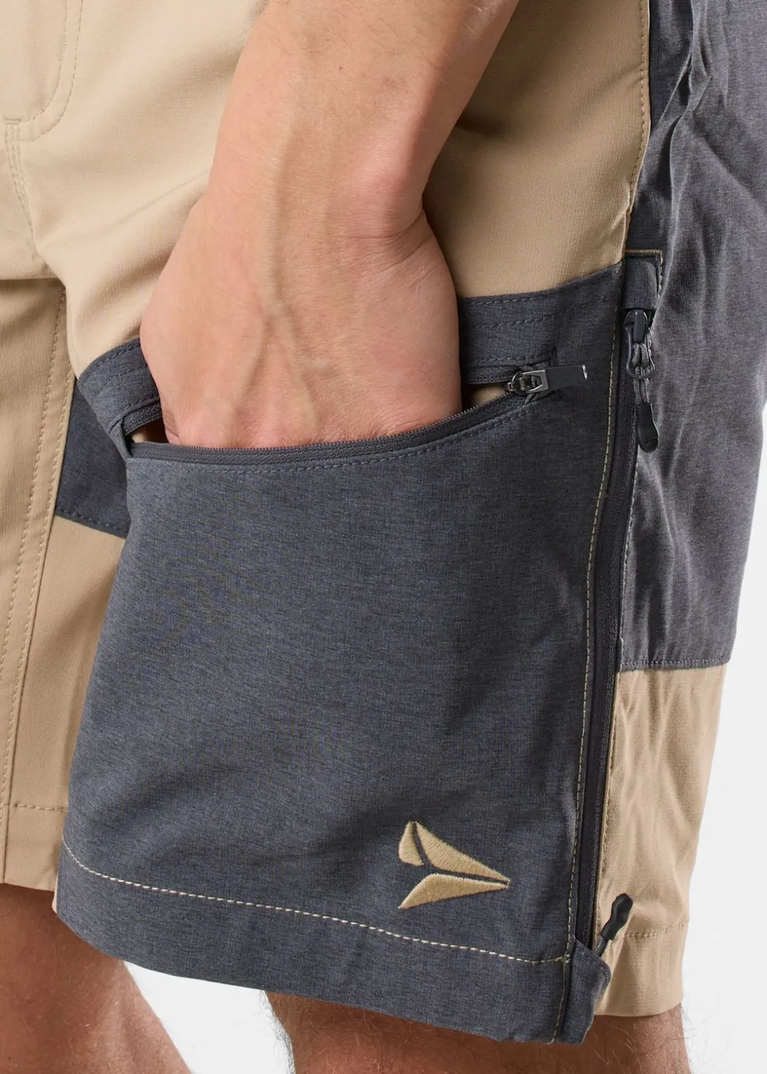Nautic XPRNC Sail Shorts Beige/Charcoal Melange