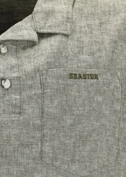 Clearance Seaside Sailor Linen Piké Olive