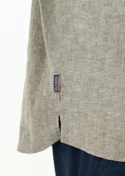 Clearance Seaside Sailor Linen Piké Olive