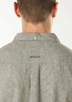 Clearance Seaside Sailor Linen Piké Olive