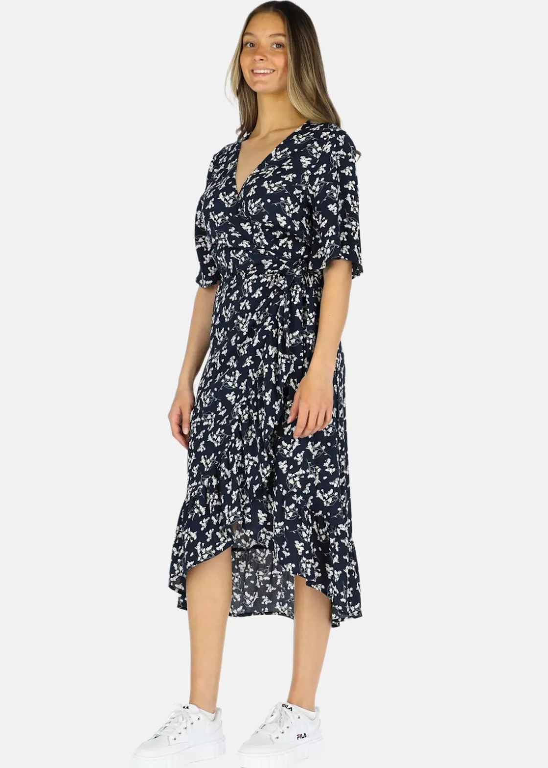 Best Seaside Saint Tropez Wrap Dress W Navy