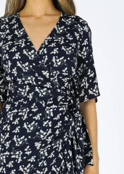 Best Seaside Saint Tropez Wrap Dress W Navy
