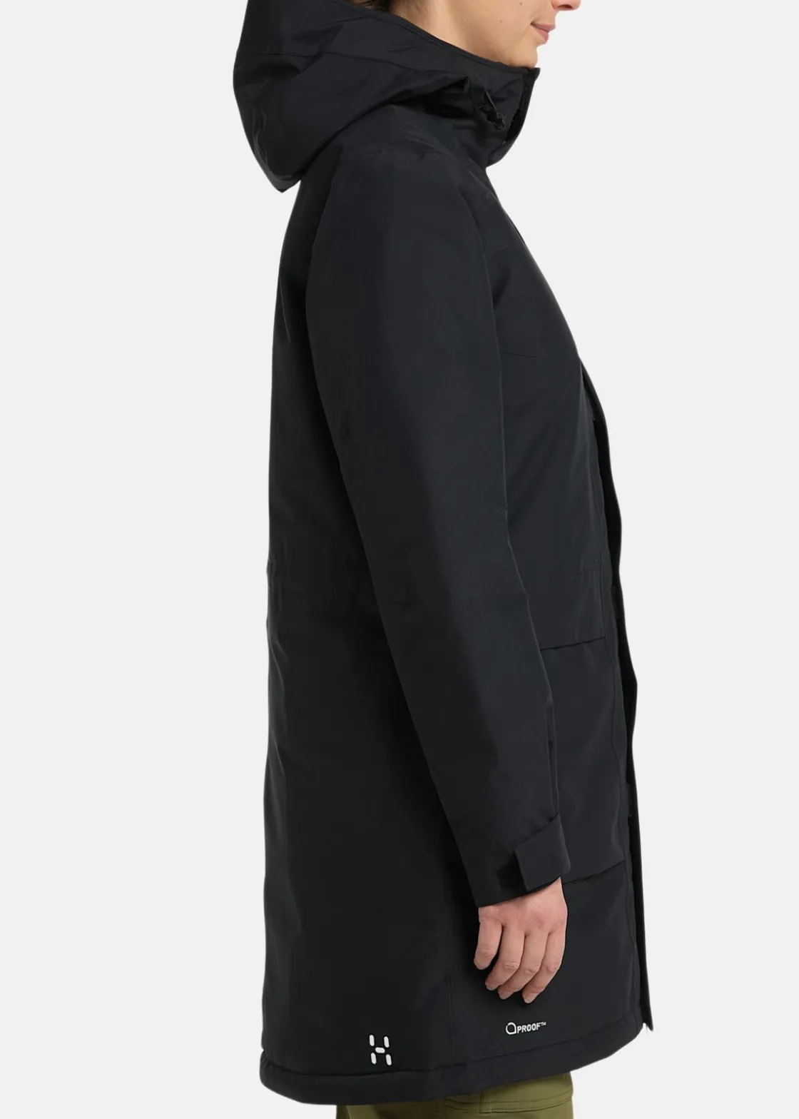 New Haglöfs Salix Proof Mimic Parka Women True Black