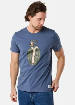 Best Denim Factory San Diego Tee Denim Blue